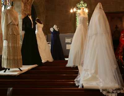 Zoom in wedding dress display 22