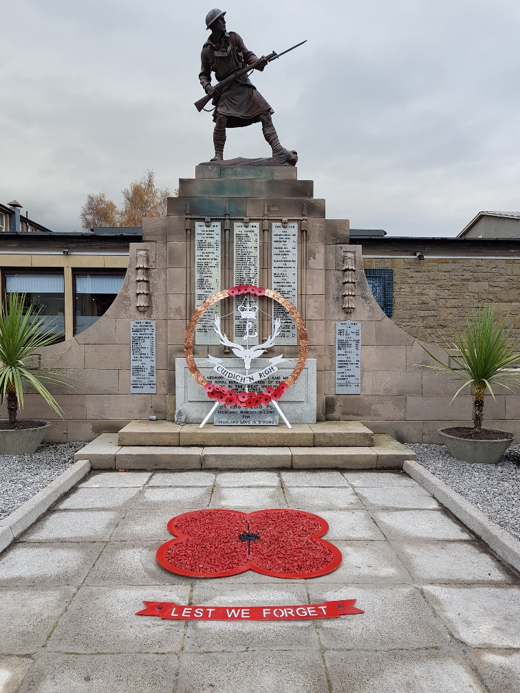 Zoom in 02 Dingwall Remembrance 2018