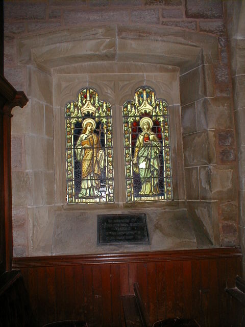 Windows dedicated to Saint Andrew & Saint Columba