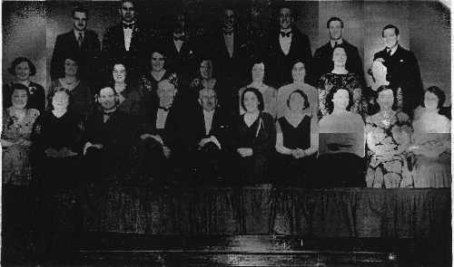 Zoom in Dingwall Gaelic Choir in 1934