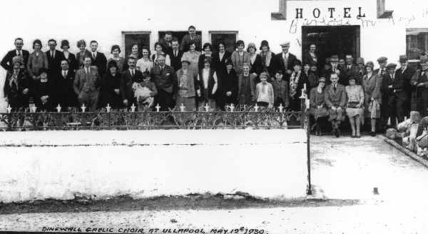 Zoom in Dingwall Gaelic Choir 1930