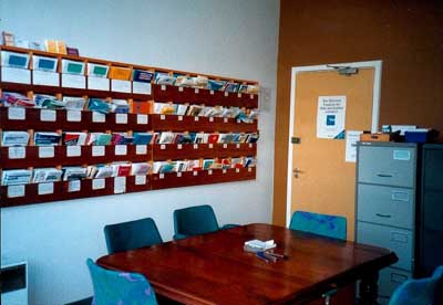 Interior of the Dingwall Citizens Advice Bureau office