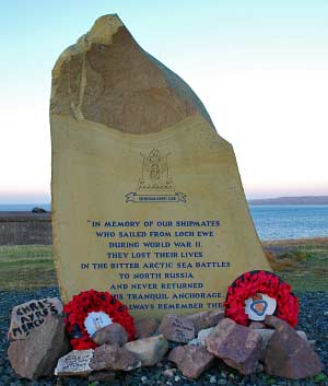 Zoom in Convoy memorial