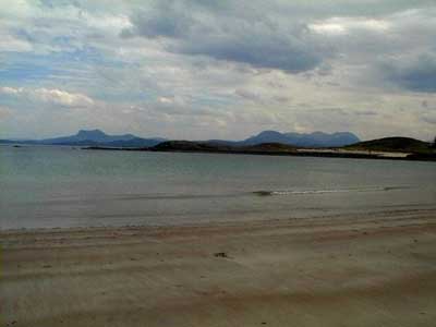 Zoom in Ben Goblach & An Teallach