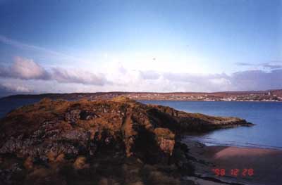 The site of the Dun or Castle of Gairloch