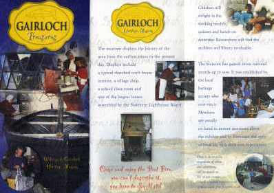 Leaflet produced by Gairloch Heritage Museum