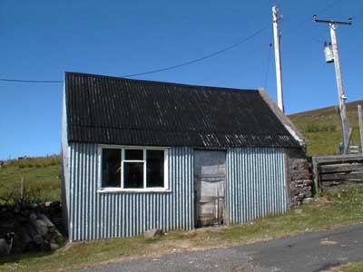 Zoom in Farquhar Macrae's shop, Melvaig