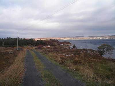 Zoom in Port na Moine, Badachro