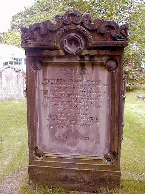 Garve gravestone