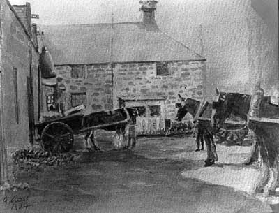 Zoom in Painting of Milton Mill