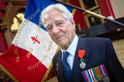Ian at Inverness Town House following the award of the Legion d'Honneur.