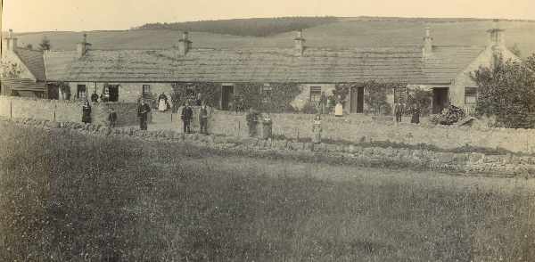Lemlair Farm cottages, early 1900s.