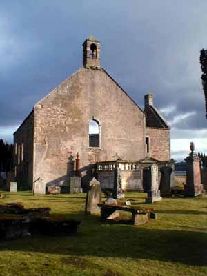 Zoom in Stormy sky over the Old Church.