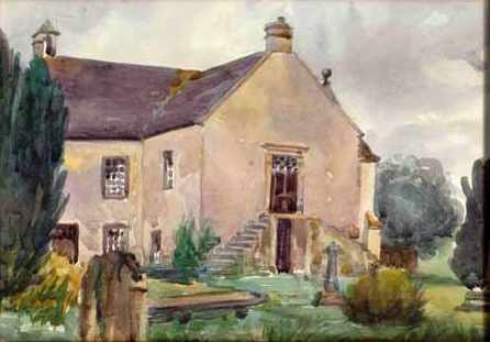 Zoom in Painting of the former Kiltearn Parish Church