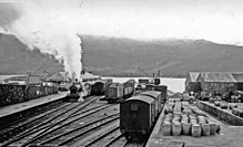 Zoom in Kyle of Lochalsh station in 1939