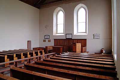 Zoom in Interior of East Church