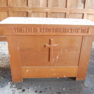 The former communion table