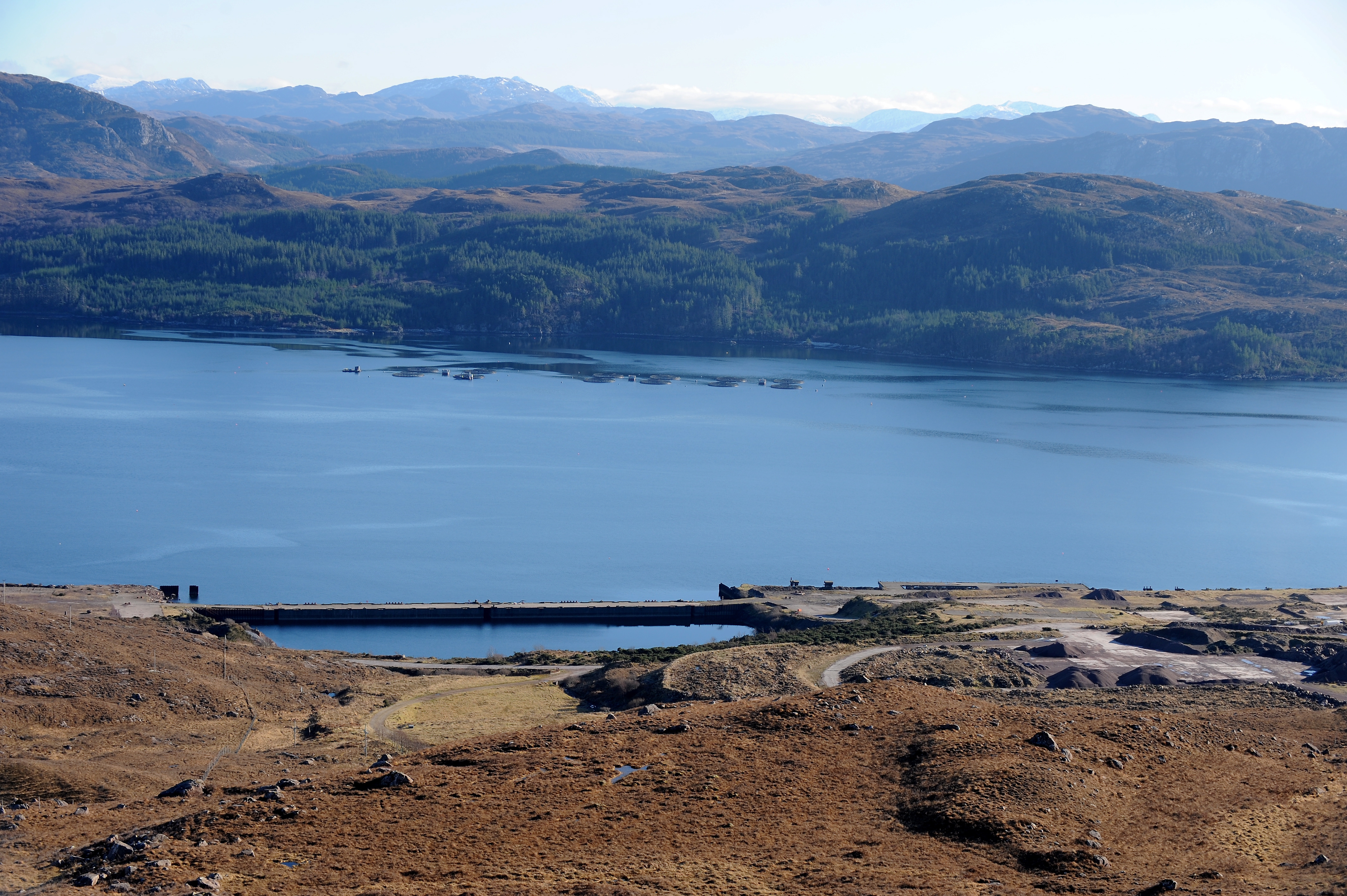 Zoom in Loch Kishorn yard