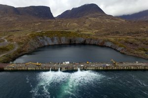 Zoom in The dry dock at Kishorn