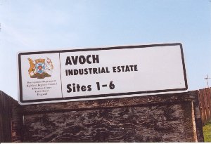 Industrial Estate sign