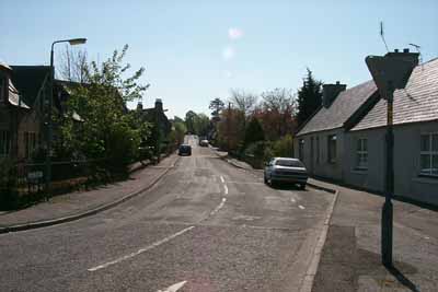 Zoom in Hood Street looking up the hill from Proby Street.