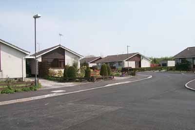 Zoom in Some of the 30-plus houses in Mackenzie Place