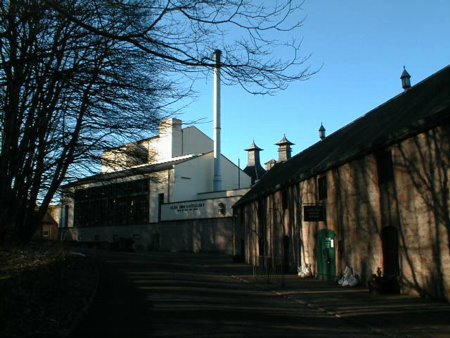 Zoom in Glen Ord Distillery on the A832 road to the north-west of the village.
