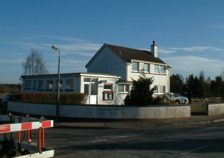 Zoom in Muir of Ord Police Station at the south end of the village on the A862.