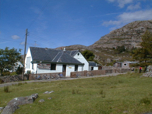 Zoom in Shieldaig Primary School