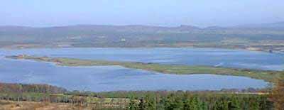 Zoom in The Ness of Portnaculter from above Tarlogie