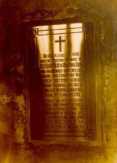 Zoom in Commemorative wall plaque in the Collegiate Church, Tain