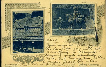 PC of ruins, to Mary, 7/3/1908
