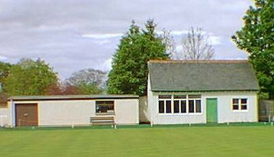 Original Clubhouse and modern greenkeepers shed