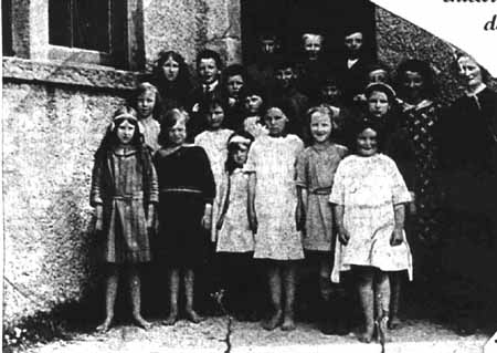 Zoom in Torridon School in late 1920s.