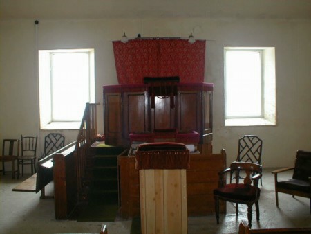 Interior of Coigach Free Church of Scotland