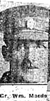 Macdonald William, Gunner, Alness Macdonald William, Gunner, Alness