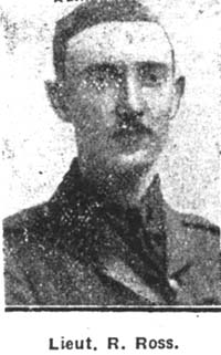 Ross Robert, Lieut, Alness Ross Robert, Lieut, Alness
