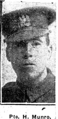 Munro Hector, Pte, Alness