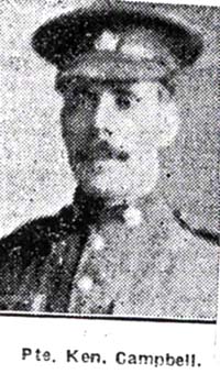 Campbell Kenneth, Pte, Alness Campbell Kenneth, Pte, Alness