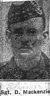 Mackenzie Duncan, Sgt, Alness
