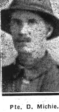 Michie David, Pte, Achnashellach Michie David, Pte, Achnashellach