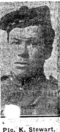 Stewart Kenneth, Pte, Ardross Stewart Kenneth, Pte, Ardross