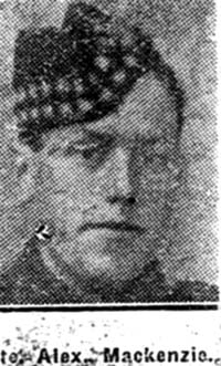 Mackenzie Alexander, Pte, Aultbea Mackenzie Alexander, Pte, Aultbea