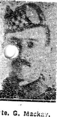 Mackay George, Pte, Avoch Mackay George, Pte, Avoch
