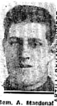 Macdonald Alexander, Bombardier, Conon Macdonald Alexander, Bombardier, Conon