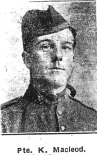 Macleod Kenneth, Pte, Canada ex Conon