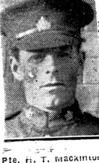 Mackintosh Hugh T, Pte, Contin Mackintosh Hugh T, Pte, Contin