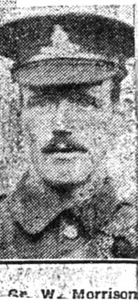 Morrison William, Gunner, Cromarty Morrison William, Gunner, Cromarty