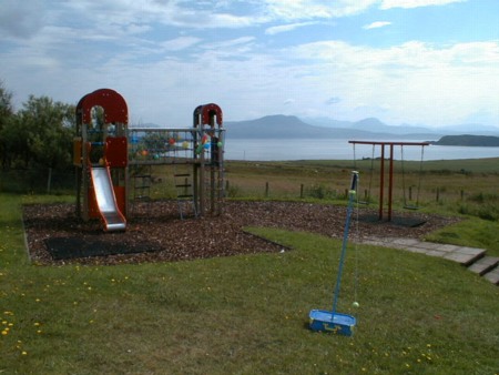 Play area at Achiltibuie.