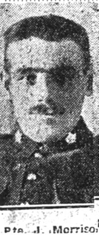 Morrison John, Pte, Cromarty Morrison John, Pte, Cromarty